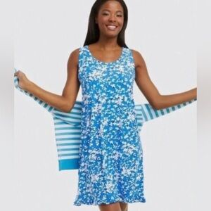 Draper James Blue Floral Nightgown | Size Small / Medium